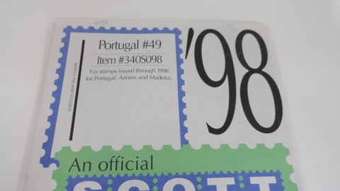 Scott 1998 Portugal Specialty Stamp Album Supplement 49 340S098