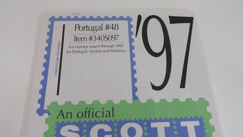 Scott 1997 Portugal Specialty Stamp Album Supplement 48 340S097