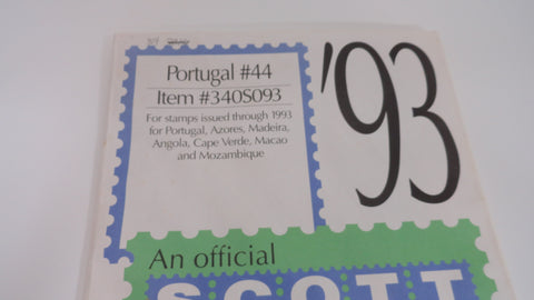 Scott 1993 Portugal Specialty Stamp Album Supplement 44 340S093