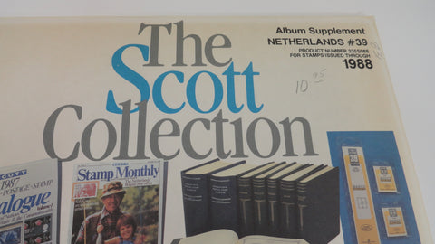 Scott 1988 Netherlands Specialty Supplement 39 335S088 NOS
