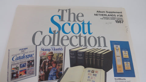 Scott 1987 Netherlands Specialty Supplement 38 335S087