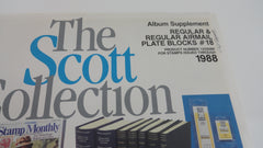 Scott 1988 US Regular Plate Blocks Stamp Supplement 18 United States 125S088