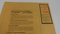 Scott 1980 US  Regular & Airmail Plate Blocks Stamp Supplement 13 United States 125S080
