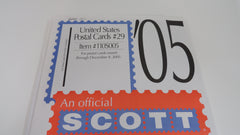 Scott 2005 US Post Postal Cards Stamp Supplement 29 United States 110S005