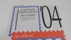 Scott 2004 Post Postal Cards Supplement 28 United States 110S004 NOS