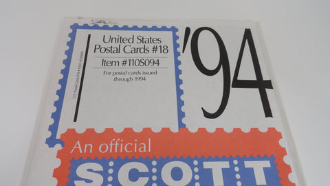 Scott 1994 Post Postal Cards Stamp Supplement 18 United States 110S094