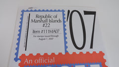 Scott 2007 Marshall Islands National Stamp Supplement 22 111MA07