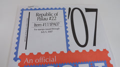 Scott 2007 Palau National Stamp Album Supplement 22 111PA07