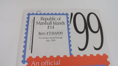 Scott 1999 Marshall Islands National Series Stamp Supplement 14 111MA99