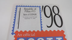 Scott 1998 Republic of Palau National Stamp Supplement 13 111PA98 NOS