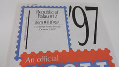 Scott 1997 Republic of Palau National Stamp Album Supplement 12 111PA97