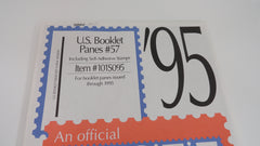 Scott 1995 Booklet Pane Stamp Supplement 57 United States 101S095
