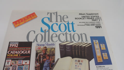 Scott 1991 Booklet Pane Stamp Supplement 53 Part 2 United States 101S291 NOS