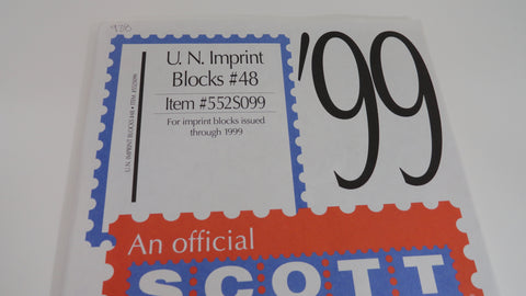 Scott 1999 U.N. Imprint Blocks Stamp Supplement 48 United Nations 552S099