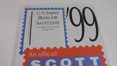 Scott 1999 U.N. Imprint Blocks Stamp Supplement 48 United Nations 552S099