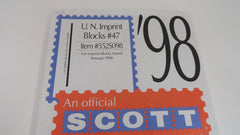 Scott 1998 U.N. Imprint Blocks Stamp Supplement 47 United Nations 552S098