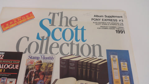 Scott 1991 Pony Express Stamp Supplement 3 United States 178S091