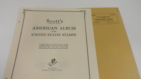 Scott 1965 American Series Stamp Supplement 26 United States NOS