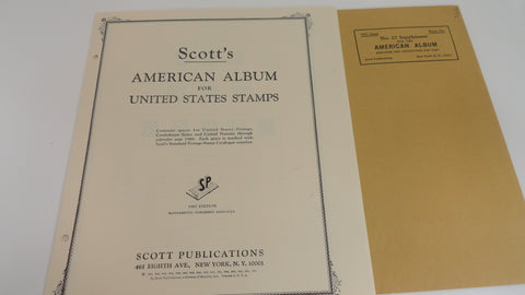 Scott 1966 American Series Stamp Supplement 27 United States NOS