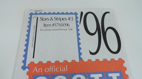 Scott 1996 Stars and Stripes Stamp Supplement 3 United States 176S096 NOS