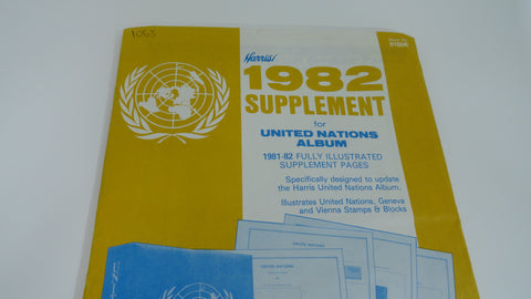Harris 1982 UN Album Supplement United Nations Geneva and Vienna Stamps & Blocks 1506