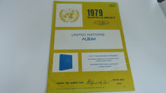 Harris 1979 UN Album Supplement United Nations Stamps and Blocks X165P NOS