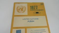 Harris 1977 UN Stamp Album Supplement United Nations and Geneva Stamps Blocks X165M NOS
