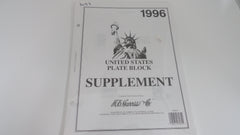 Harris 1996 Plate Block Album Supplement United States 5HRS77