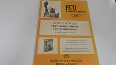 Harris 1970 Plate Block Stamp Album Supplement United States #461 NOS