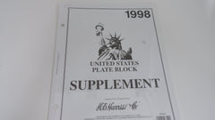 Harris 1998 Plate Block Album Supplement United States 5HRS94