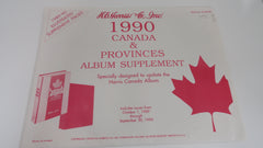 Harris Stamp Album Supplement Canada and Provinces 1990 X160-90