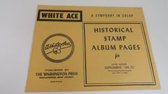 White Ace 1972 United Nations Singles Stamp Album Supplement UN-22