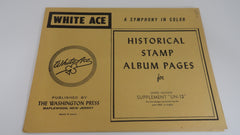 White Ace 1965 UN Singles Stamp Album Supplement United Nations UN-13 NOS