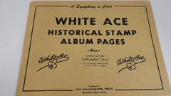 White Ace 1958 UN Singles Stamp Album Supplement United Nations UN-6 NOS