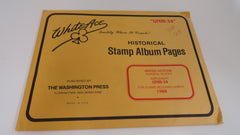 White Ace 1988 UN Marginal Blocks Album Supplement United Nations UNIB-34 NOS