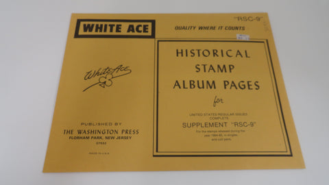 White Ace 1984-85 United States Regular Issue Singles Supplement RSC-9 NOS