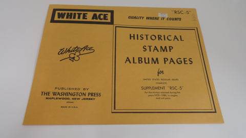 White Ace 1979-80 United States Regular Issue Singles Supplement RSC-5