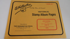 White Ace 2001 Regular Issue Singles Simplified Supplement United States USR-31