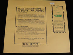 Scott Specialty Stamp Album Supplement 33 Italy 1982 325S082