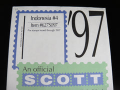 Scott Specialty Stamp Album Supplement 4 Indonesia 1997 627S097