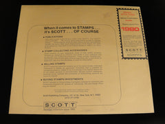 Scott 1980 Israel Specialty Tabs Stamp Album Supplement 7 501S080