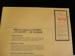 Scott 1979 Israel Tab Singles Stamp Album Supplement 6 501S079