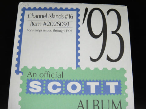 Scott 1993 Channel Islands Specialty Stamp Supplement 16 202S093