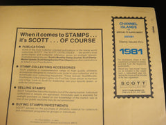 Scott 1981 Channel Islands Specialty Stamp Supplement 4 202S081