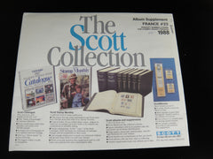 Scott 1988 France Specialty Stamp Album Supplement 23 310S088