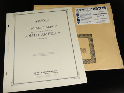 Scott 1974 South America Specialty Stamp Album Supplement 26 Volume III