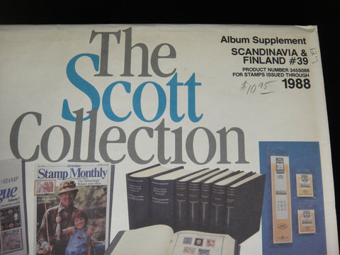 Scott 1988 Scandinavia and Finland SpecialtyStamp Supplement 39 345S088