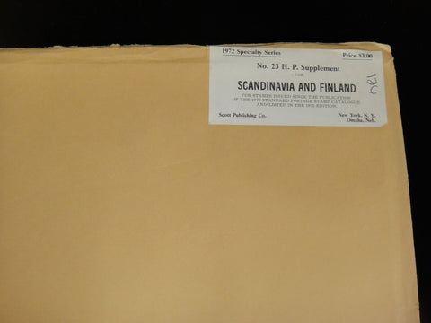 Scott 1971 Scandinavia and Finland Specialty Supplement 23 NOS