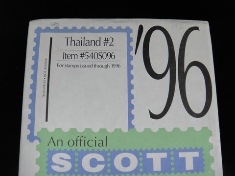 Scott 1996 Thailand Specialty Stamp Album Supplement 2 540S096