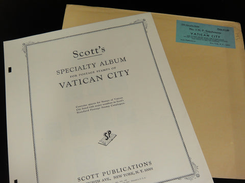 Scott 1967 Vatican City Specialty Stamp Supplement 3 NOS
